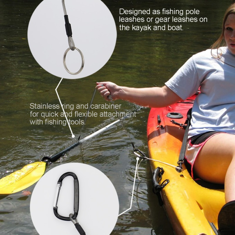 Ackibbik 6pcs Fishing Lanyard  - Fishing Kayak Paddle recensione e prezzo