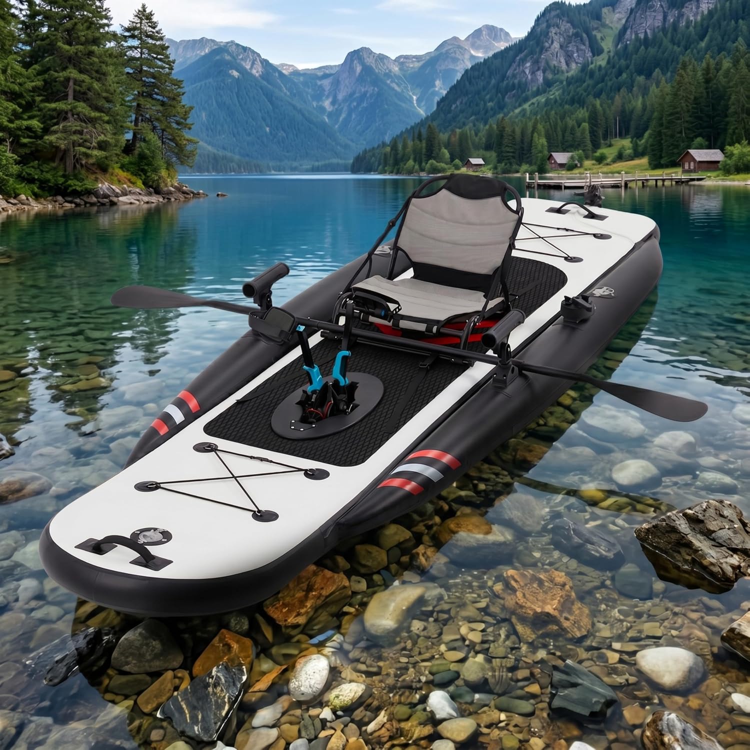 12ft Premium PVC Inflatable Fi - Fishing Kayak Inflatable recensione e prezzo