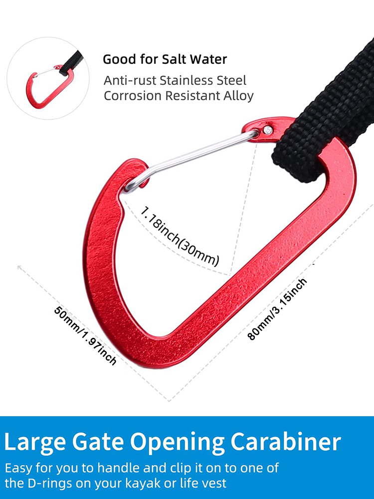 Kayak Paddle Leash Stretchable - Fishing Kayak Paddle Leash recensione e prezzo