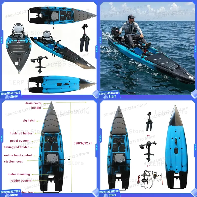 Pedal Drive Kayak 13ft Propell - Fishing Kayak Pedal Drive recensione e prezzo